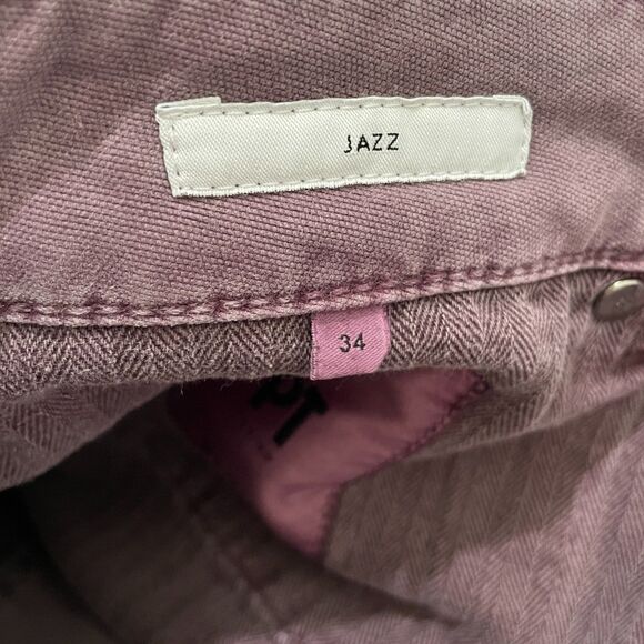 Retail $395 PT Torino NWT Purple Jazz Jean Mens Size 34 X 34 Denim Pants Stretch - Picture 10 of 12